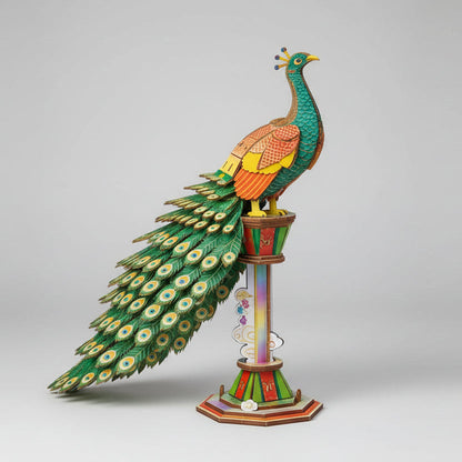 Pfau 3D-Holzbausatz