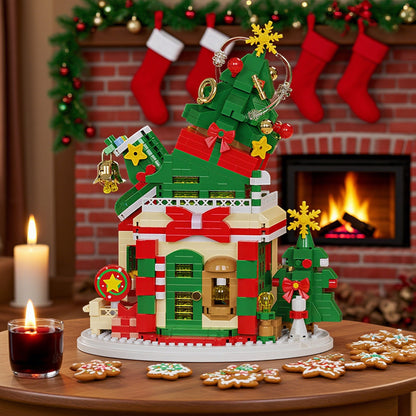 Weihnachtshäuser Bausteinset