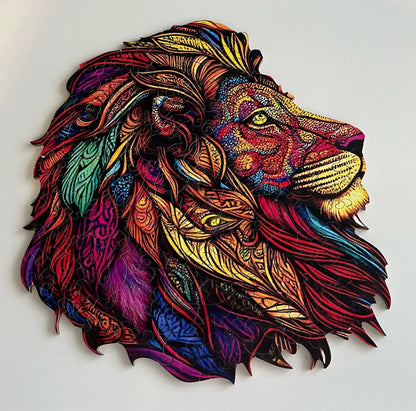 Löwe Holzpuzzle