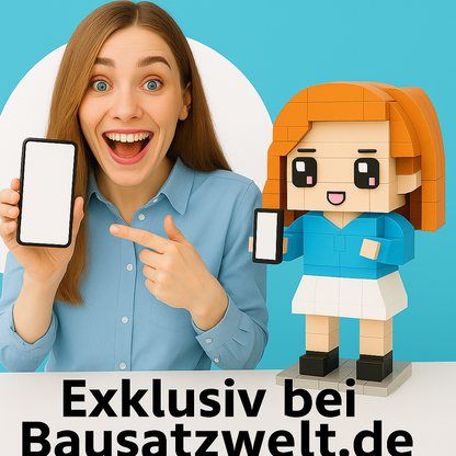 Eigenes Foto als Baustein-Figuren – 2 Personen
