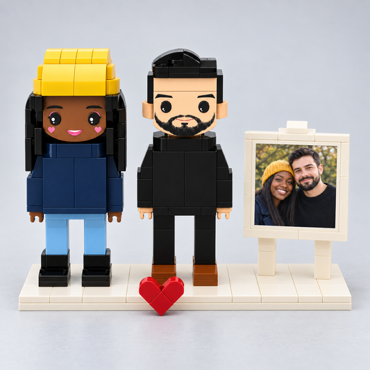 Eigenes Foto als Baustein-Figuren – 2 Personen