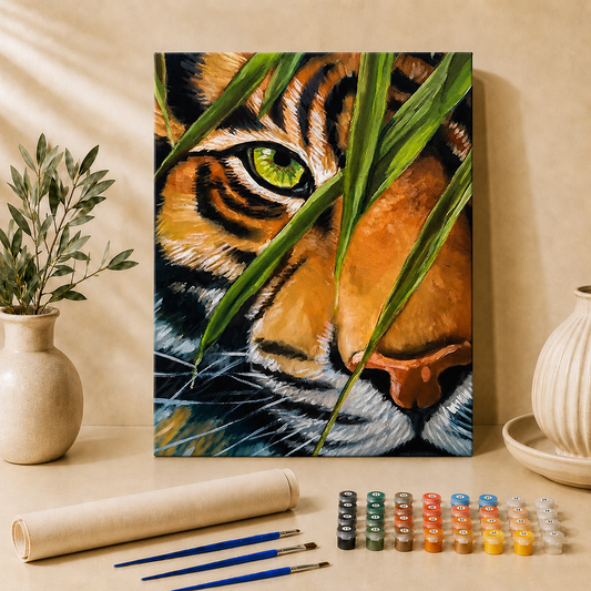 Malen nach Zahlen Tigerauge