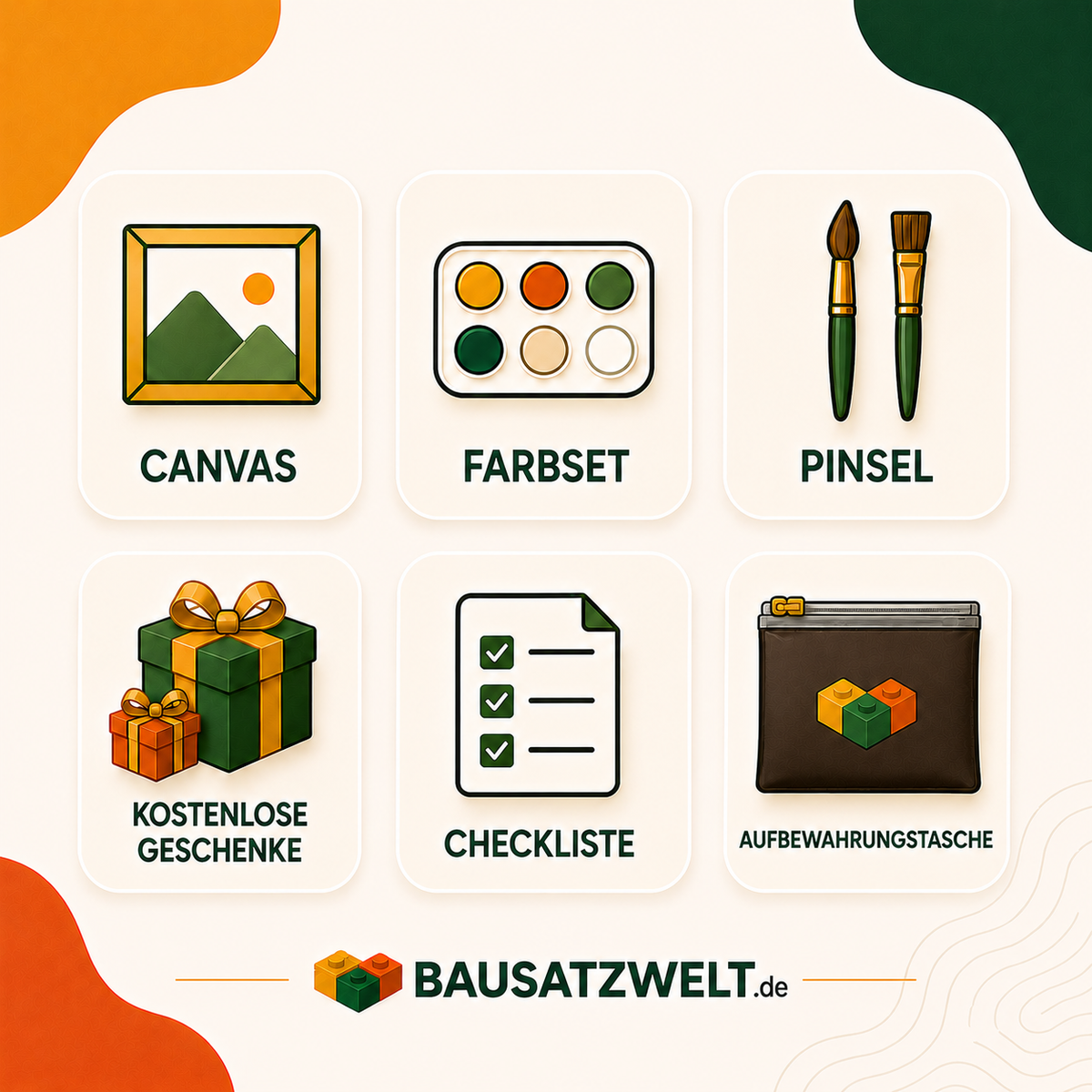 Malen nach Zahlen Bunte Regenschirme