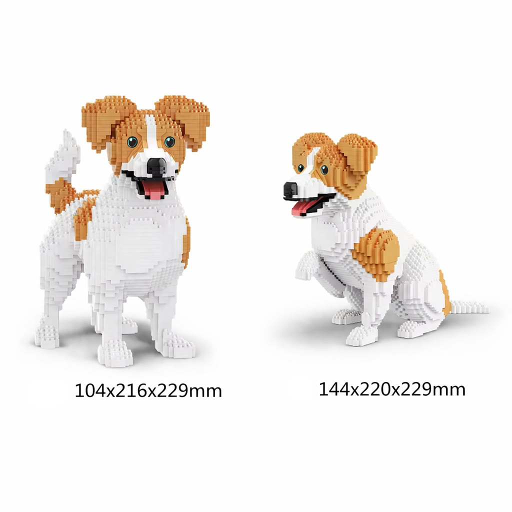 2 in 1 Jack Russell Bausteinset
