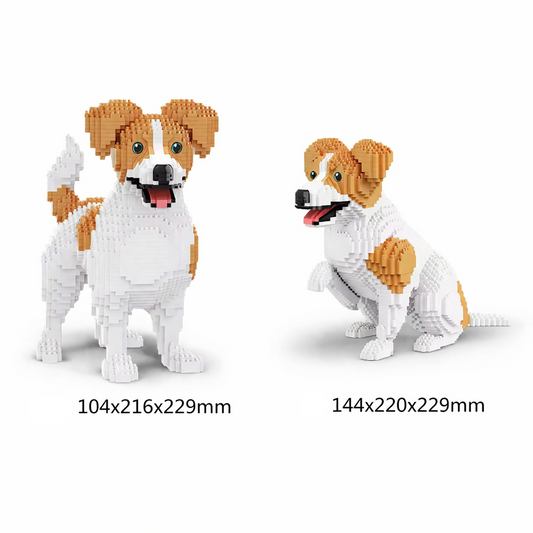2 in 1 Jack Russell Bausteinset