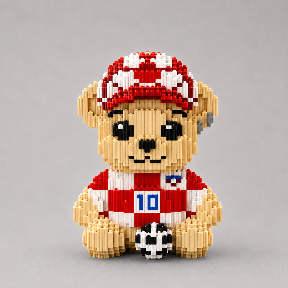Teddybär im Outfit Bausteinset