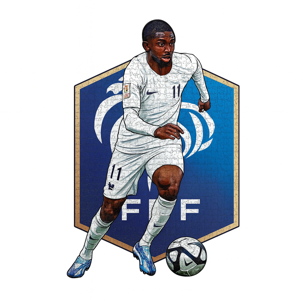 Ousmane Dembélé Holzpuzzle