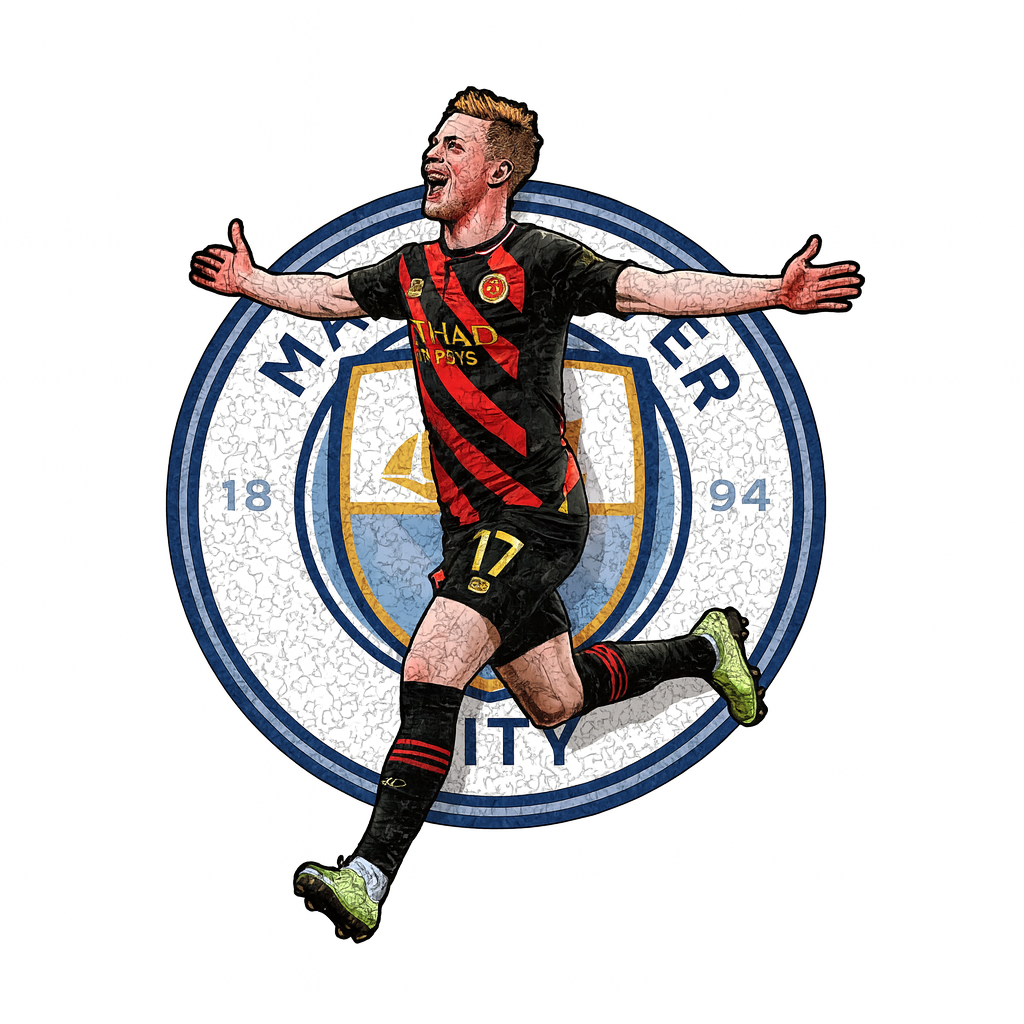 Kevin de Bruyne Holzpuzzle
