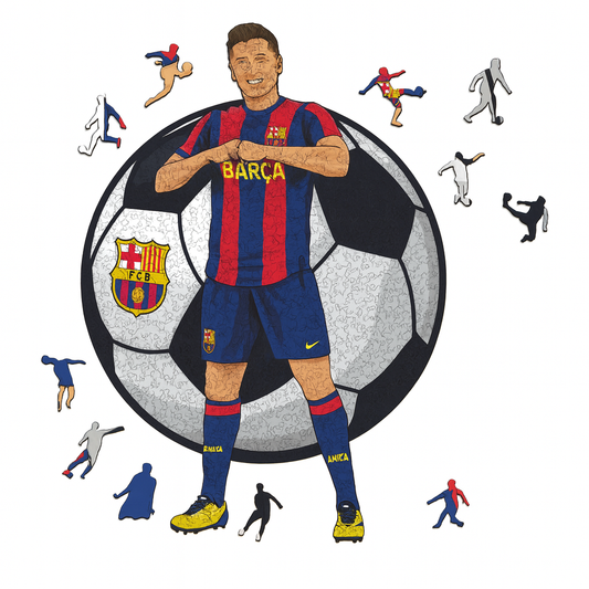 Robert Lewandowski Holzpuzzle