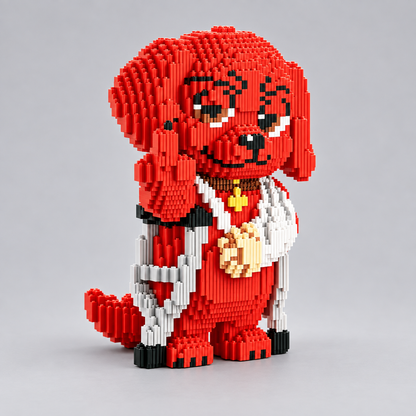 Cooler roter Hund Bausteinset
