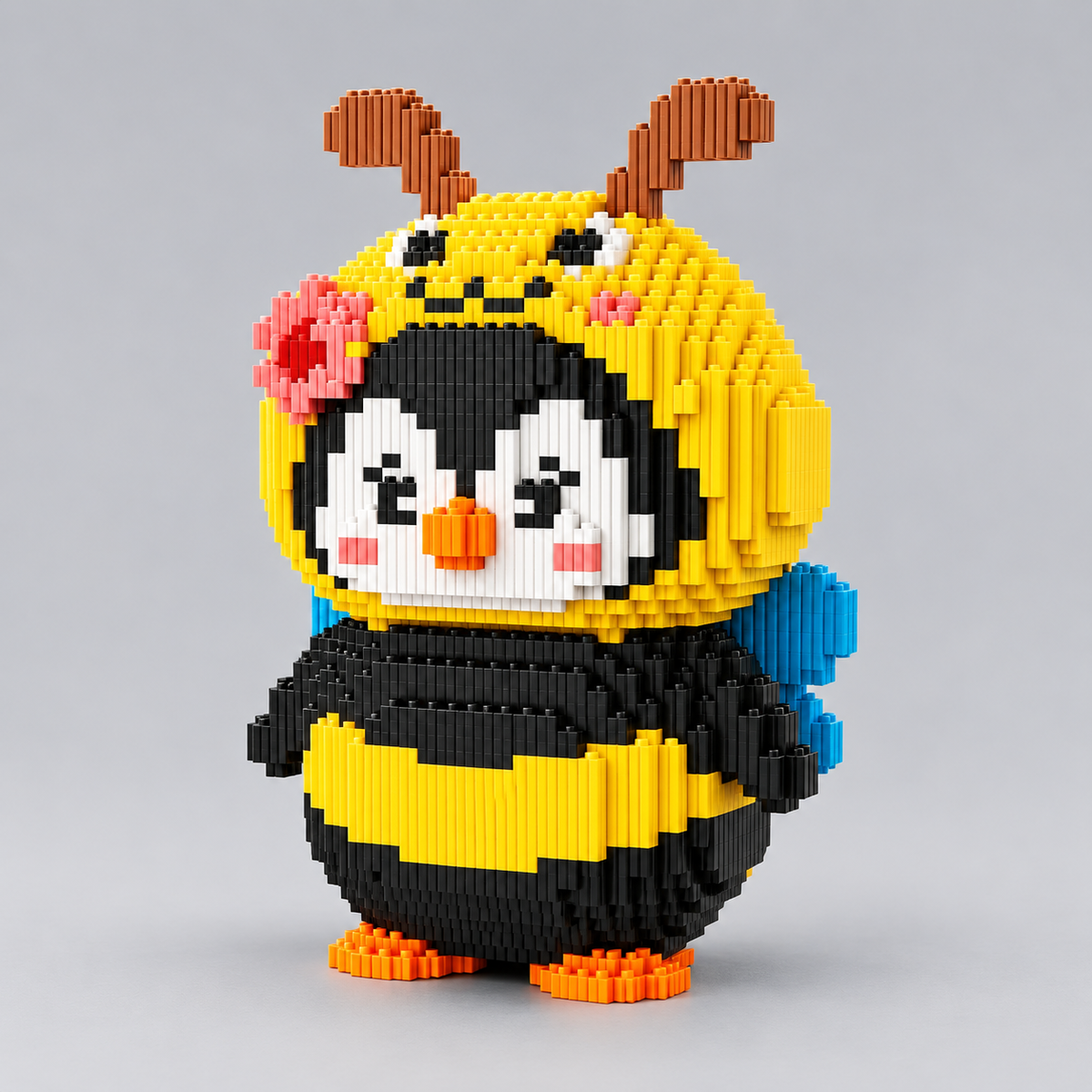 Pinguin als Biene Bausteinset