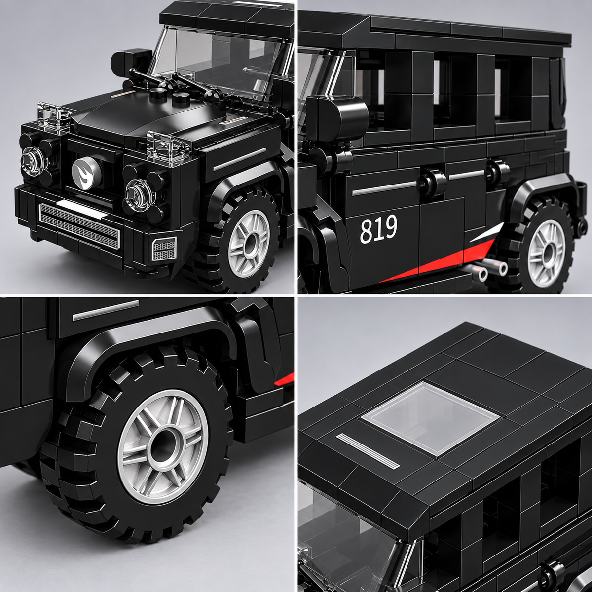 Offroad-Auto Bausteinset