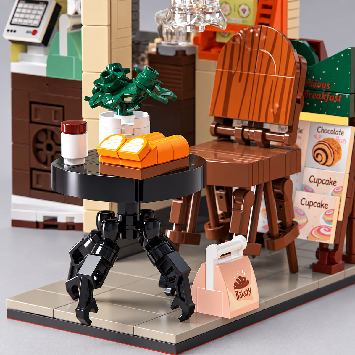 Niedliche Bäckerei Bausteinset