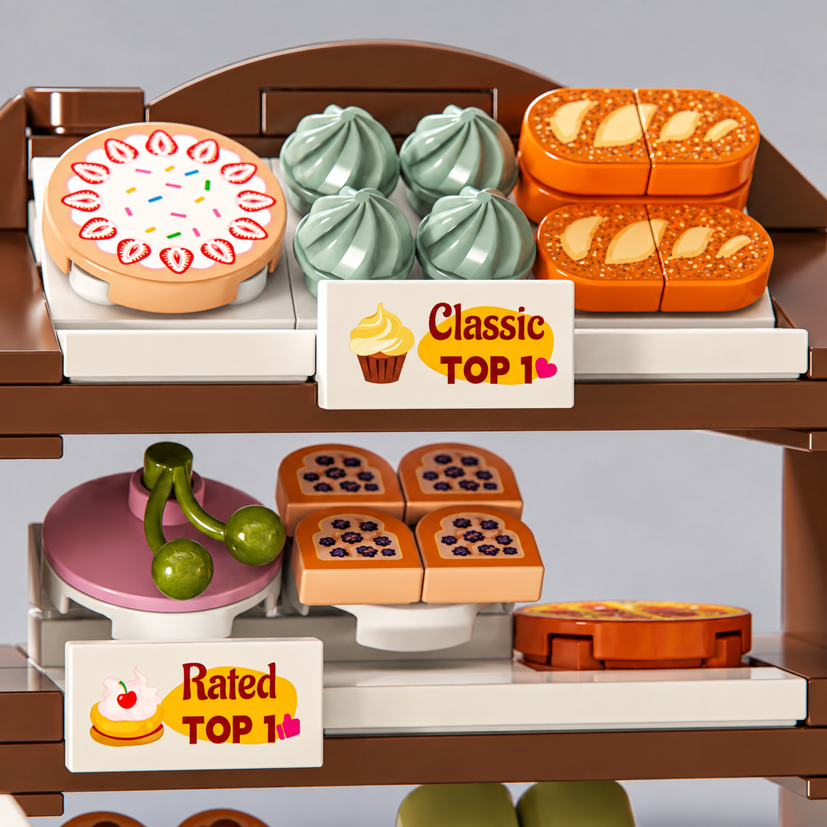 Niedliche Bäckerei Bausteinset