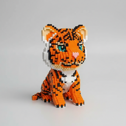 Wunderschöner Tiger Bausteinset