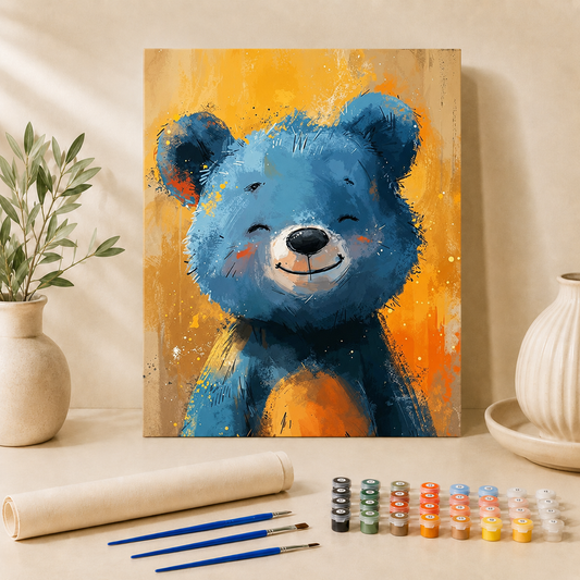 Malen nach Zahlen Teddybär