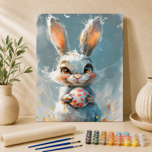 Malen nach Zahlen Hase
