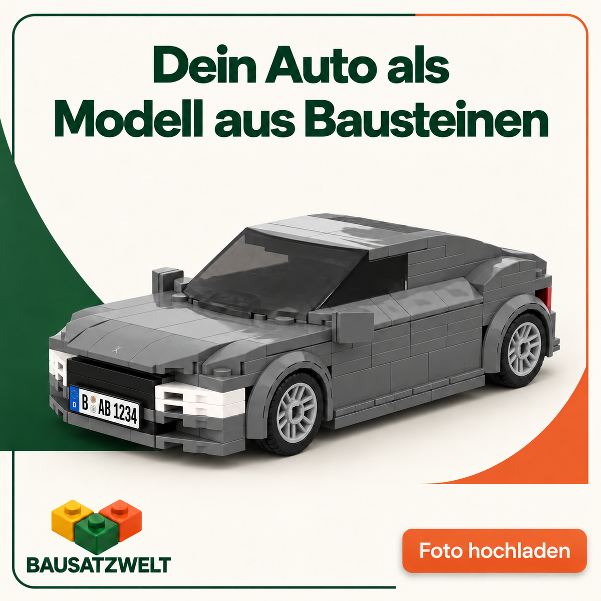 Dein eigenes Auto als Bausteinmodell