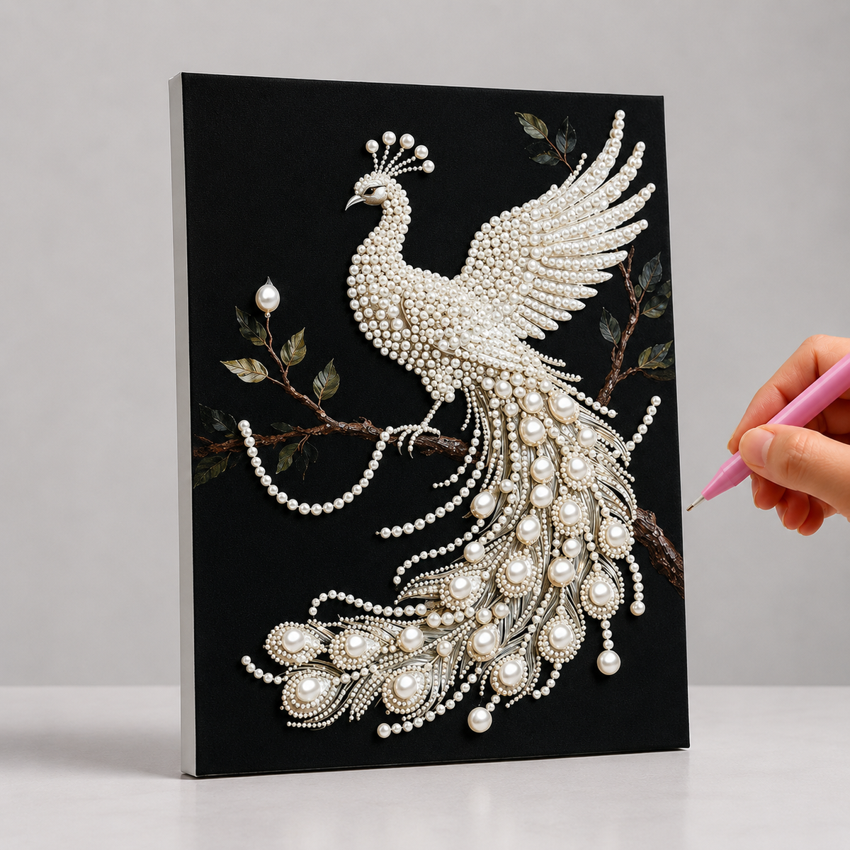 Diamond Painting Pfau