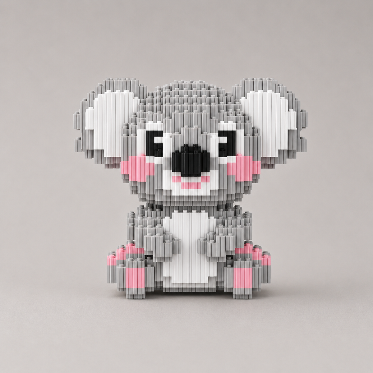 Grauer Koala Bausteinset