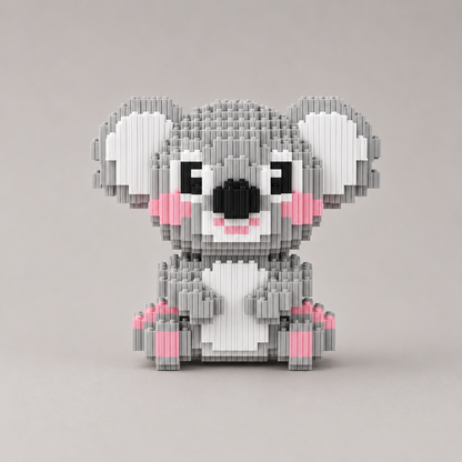 Grauer Koala Bausteinset