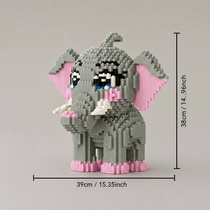 Niedlicher Elefant Bausteinset