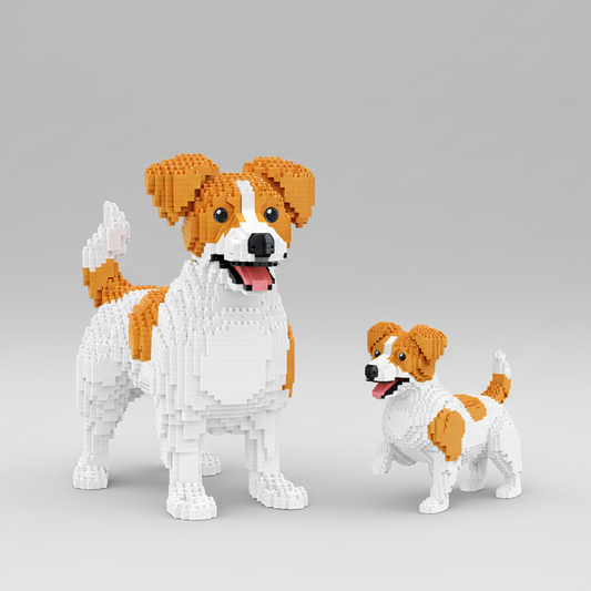 2 in 1 Jack Russell Bausteinset