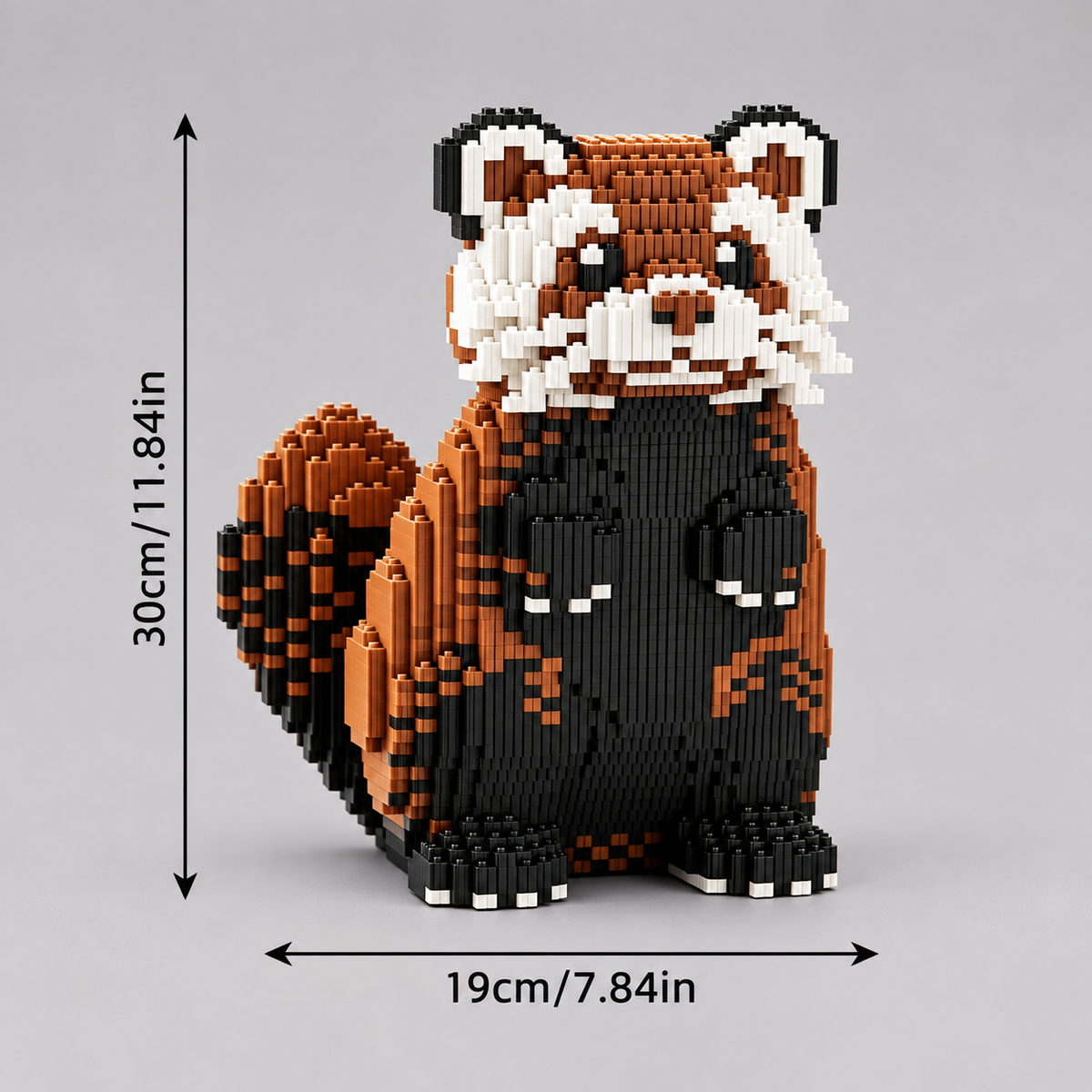 Roter Panda Bausteinset