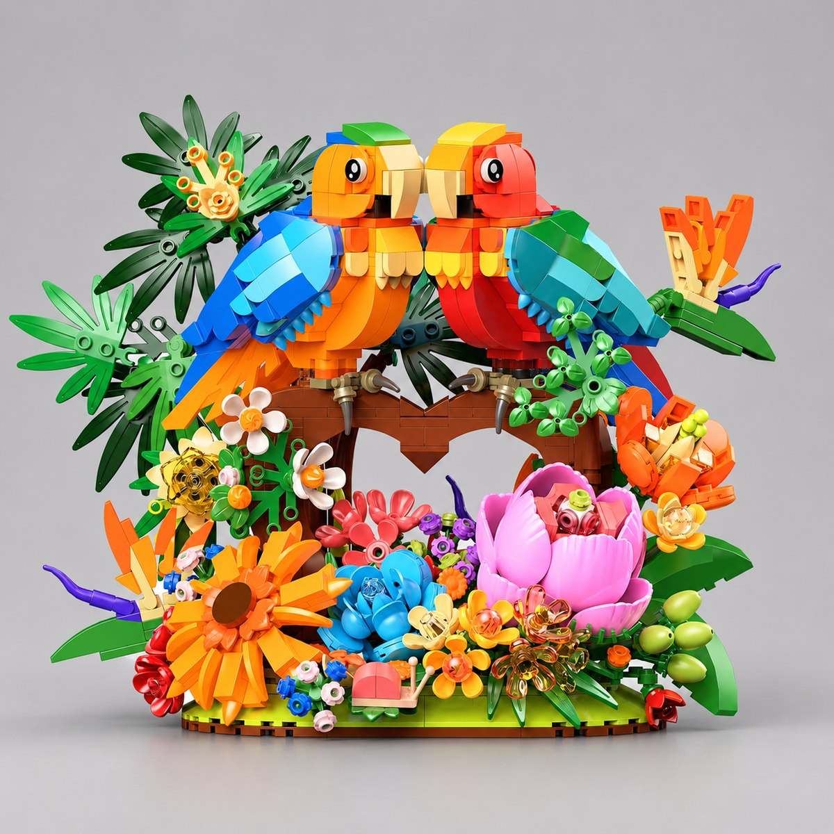Verliebte Vögel Bausteinset