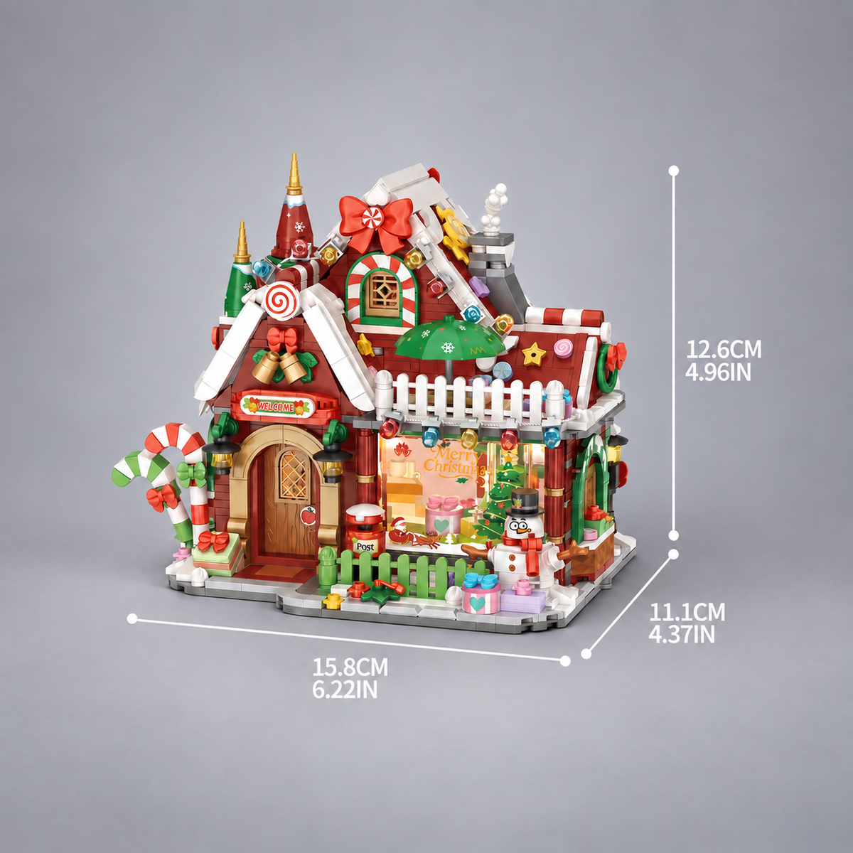 Weihnachtsladen Bausteinset