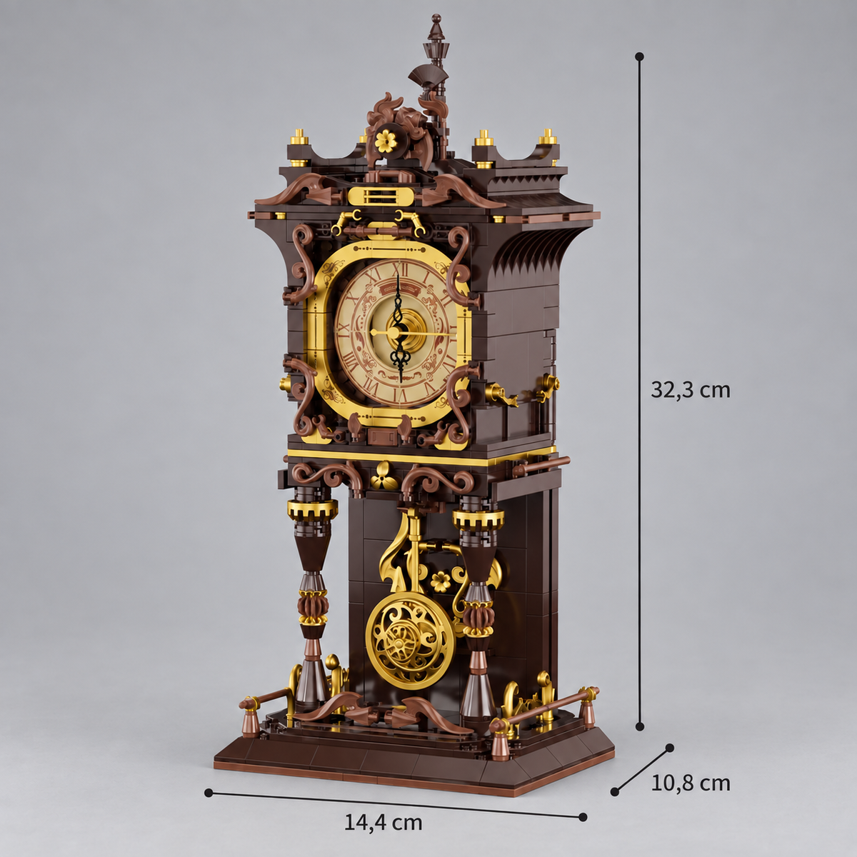 Europäische Retro-Uhr Bausteinset