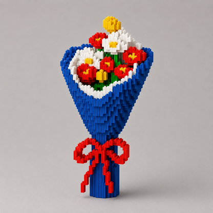 Blumenstrauß Bausteinset