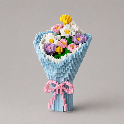 Blumenstrauß Bausteinset