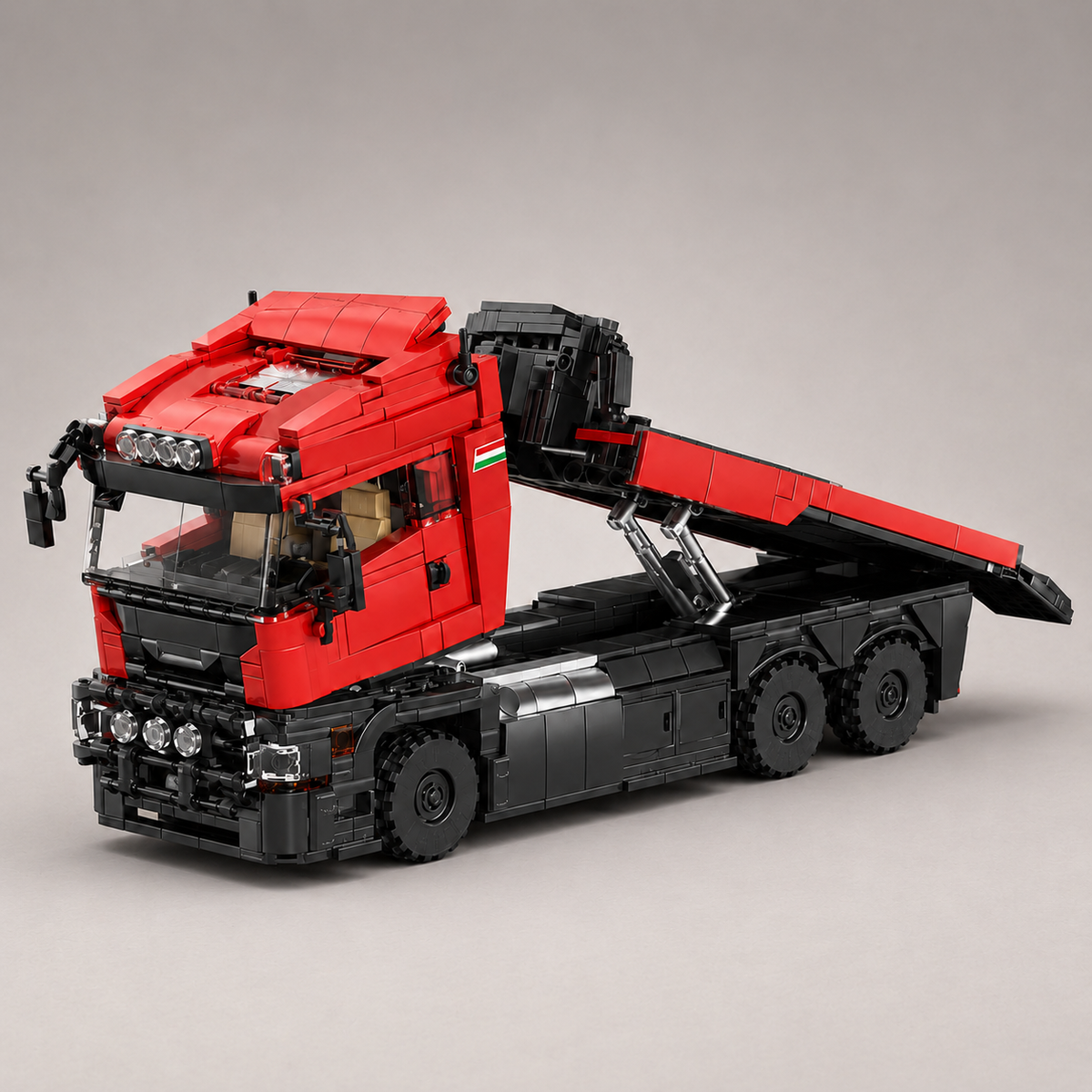 LKW-Transporter mit Anhänger Bausteinset