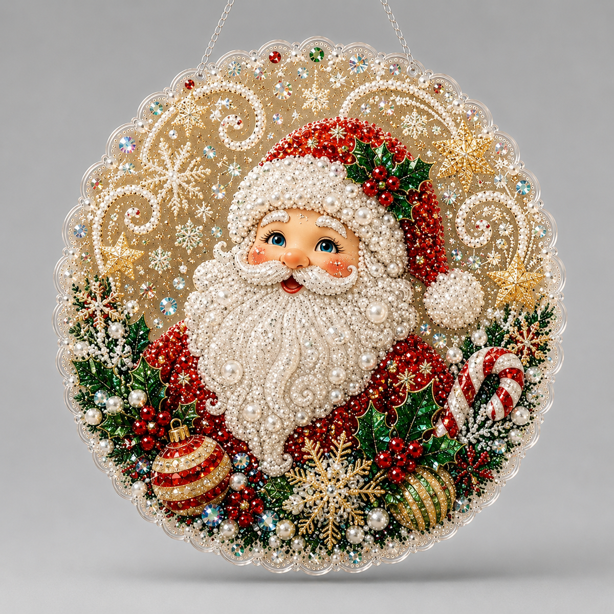Diamond Painting Weihnachtsanhänger