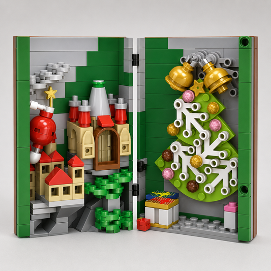 Weihnachtsbuch Bausteinset