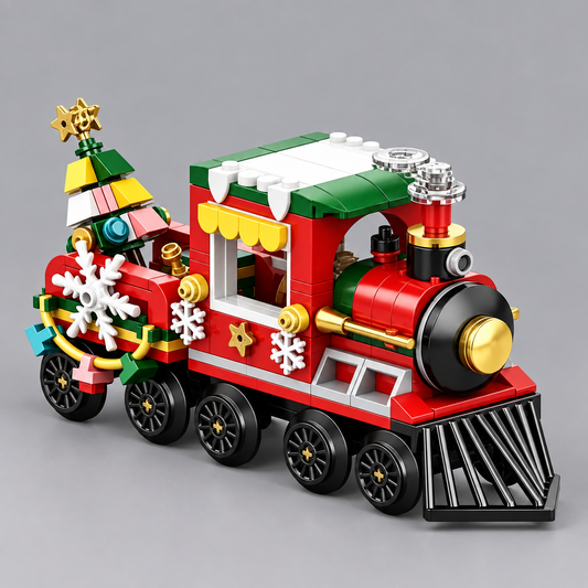 Weihnachtszug Bausteinset
