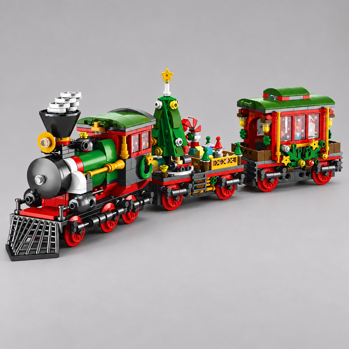 Weihnachtszug Bausteinset
