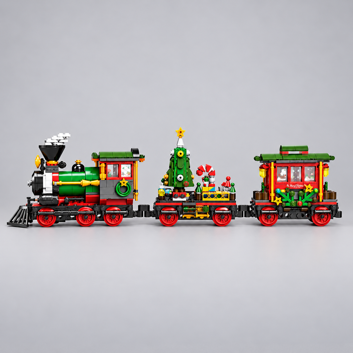 Weihnachtszug Bausteinset
