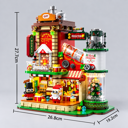 Weihnachtsfabrik Bausteinset