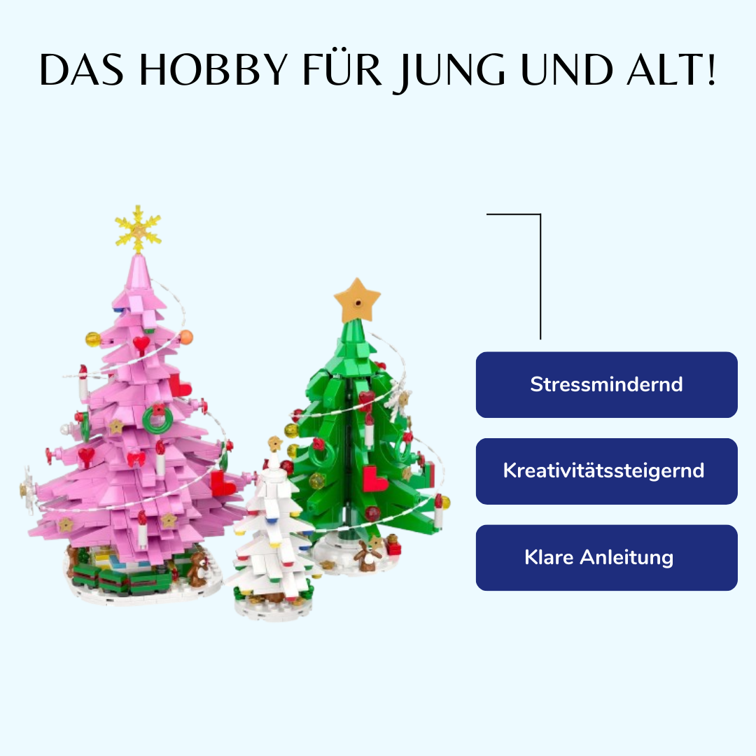 Weihnachtsbäume Bausteinset