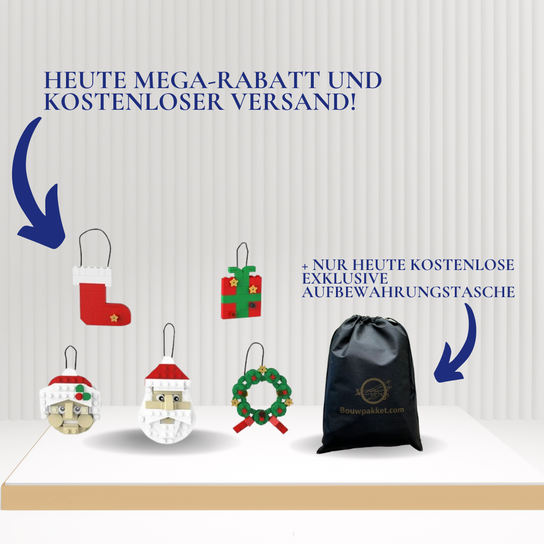 Weihnachtsbaum-Anhänger Bausteinset