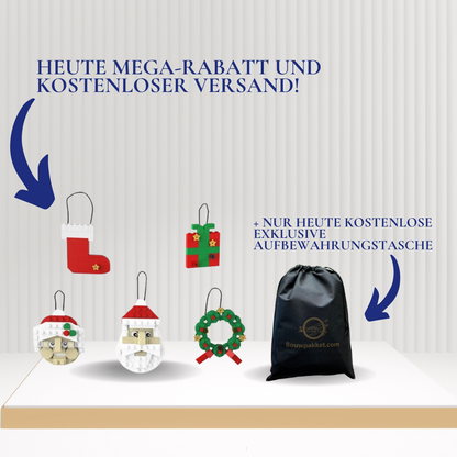 Weihnachtsbaum-Anhänger Bausteinset