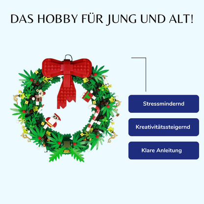 Weihnachtskranz Bausteinset