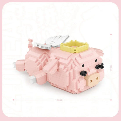 Engel-Schweinchen Bausteinset