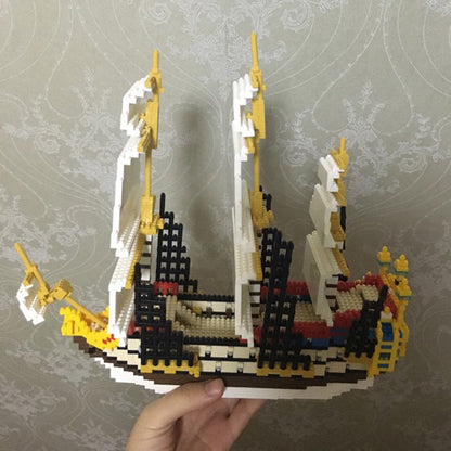 Piraten Segelboot Bausteinset