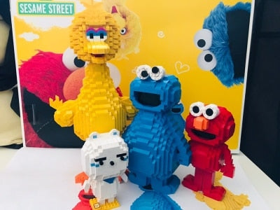 Sesamstraße Familie Bausteinset