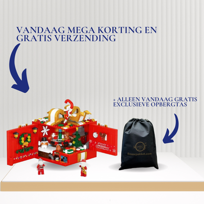 Weihnachts-Geschenkbox Bausteinset