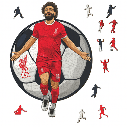 Mohamed Salah Holzpuzzle