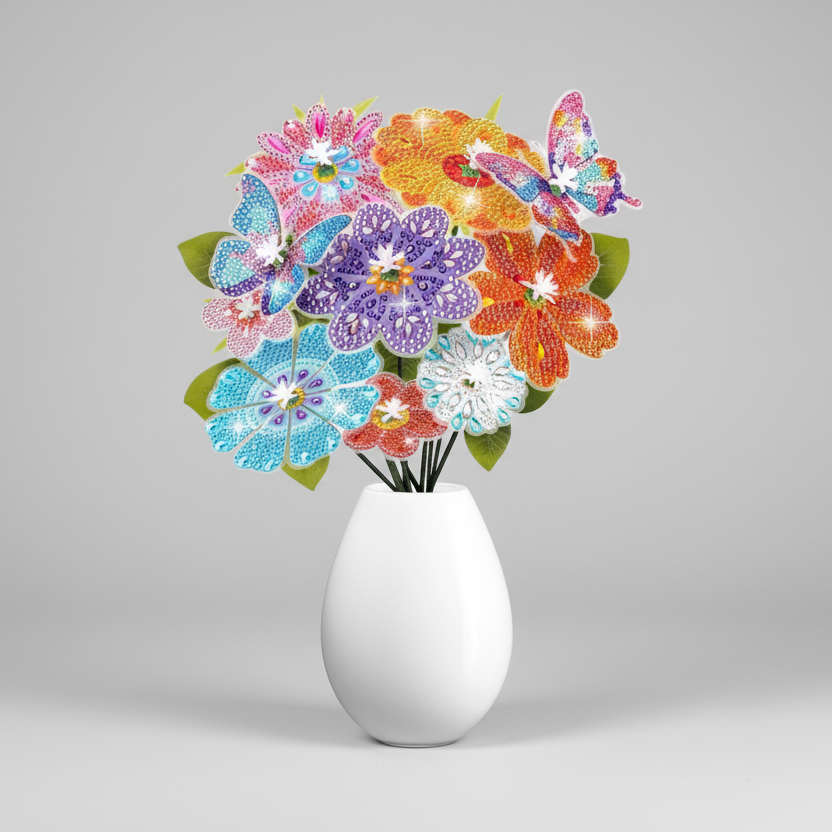Diamond Painting Blumenstrauß